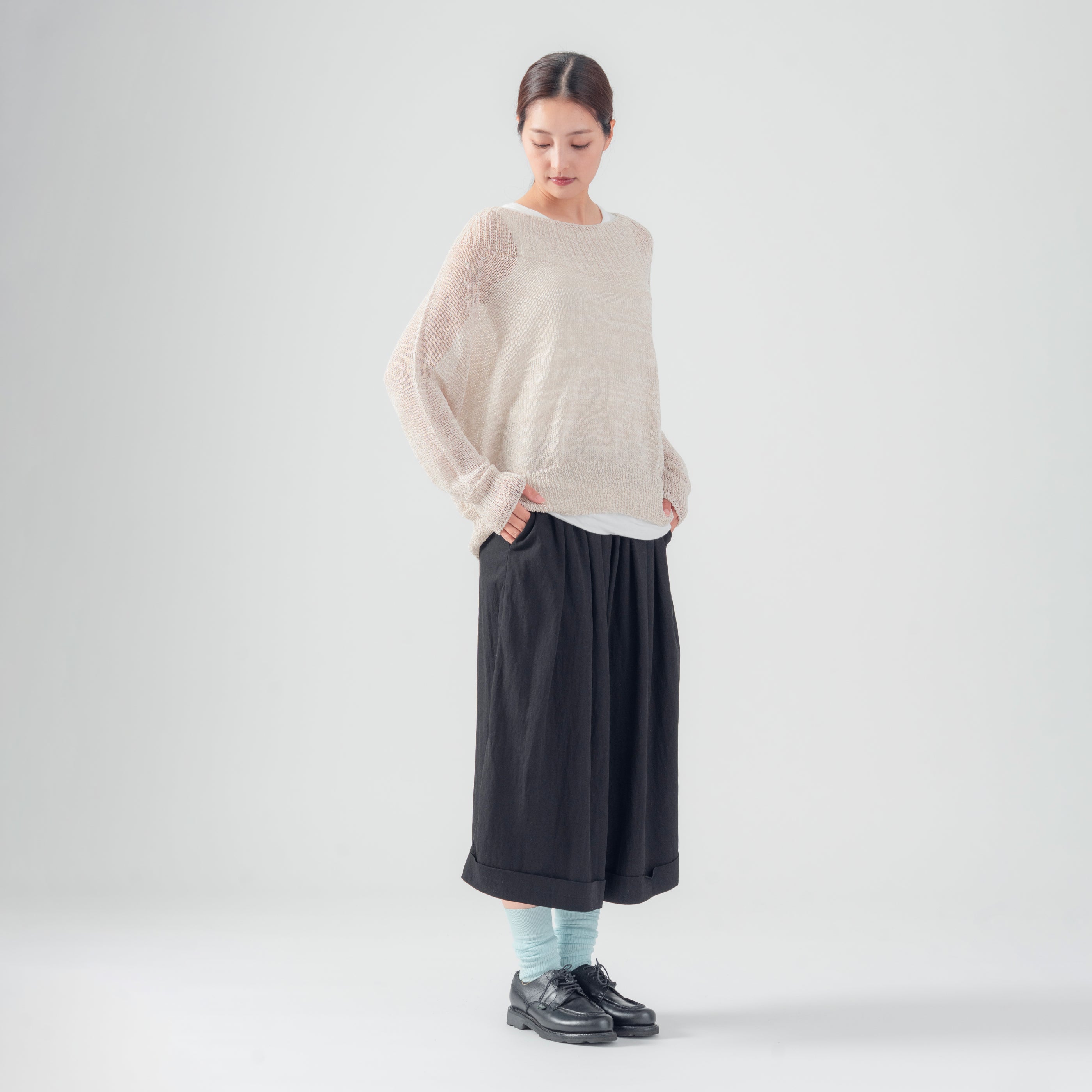 SO [　　]｜  WASHImistワイド求心編みプルオーバー