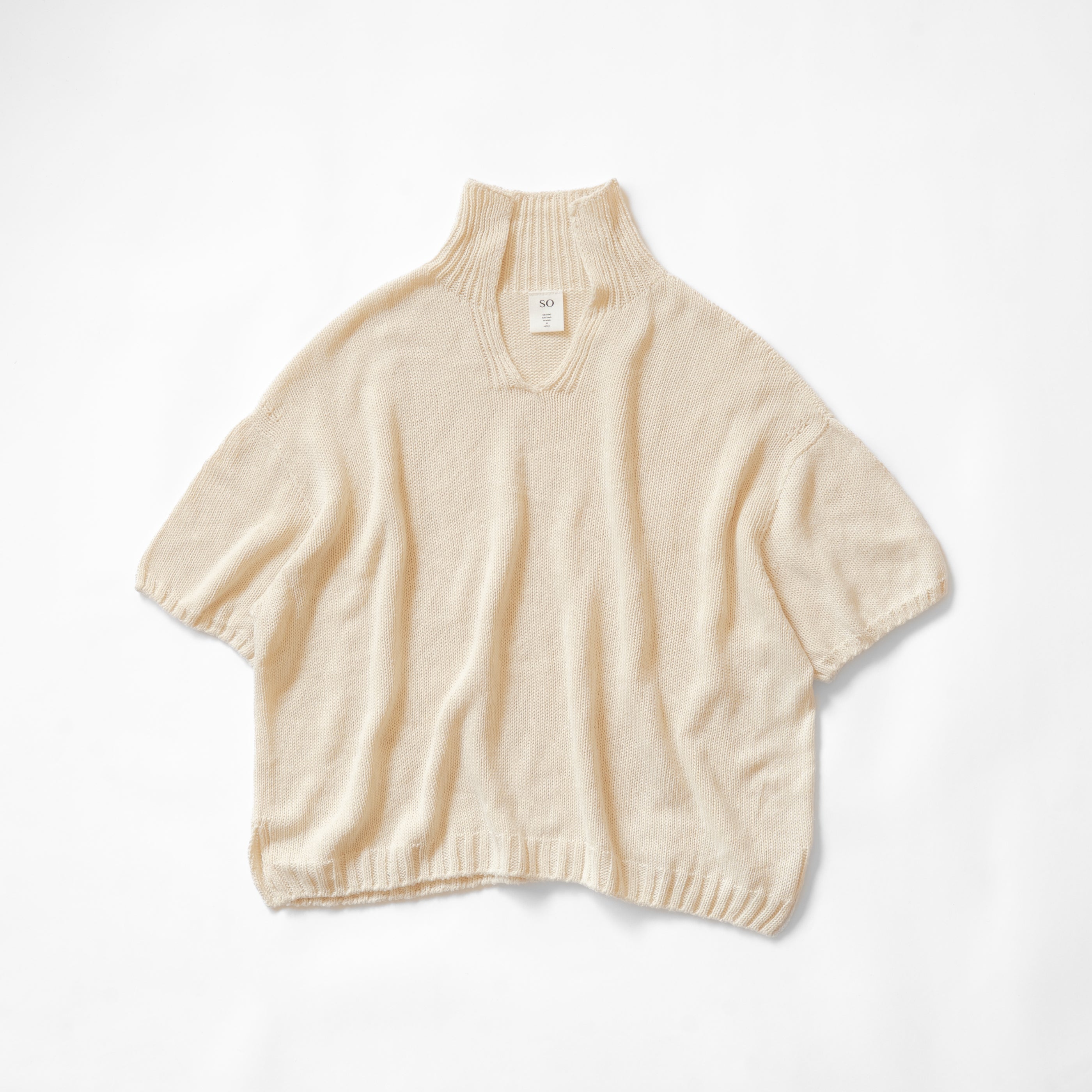 SO [　　]｜ヘンプコットン 衿付きプルオーバー