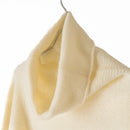 横編みタートルプルオーバー