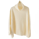 横編みタートルプルオーバー