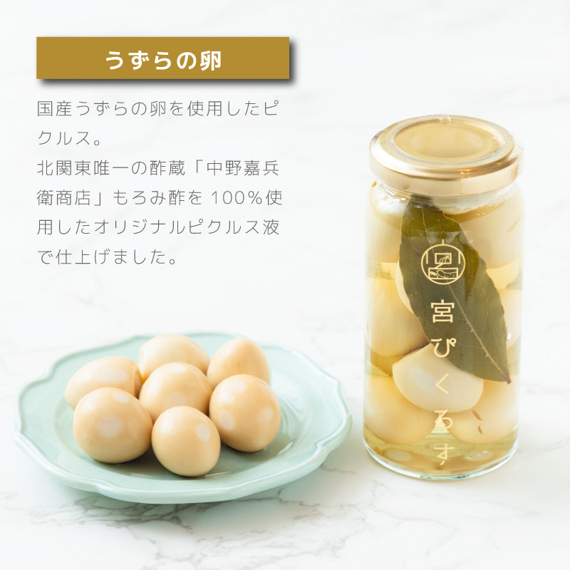 宮ぴくるす 無添加ピクルス6個セット｜栃木産野菜×老舗酢蔵仕込み