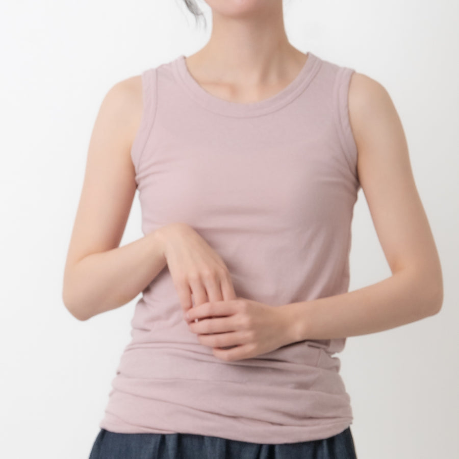 SO [　　]｜ラフィーガーゼ タンクトップ｜日本製 綿100% レディース サステナブル