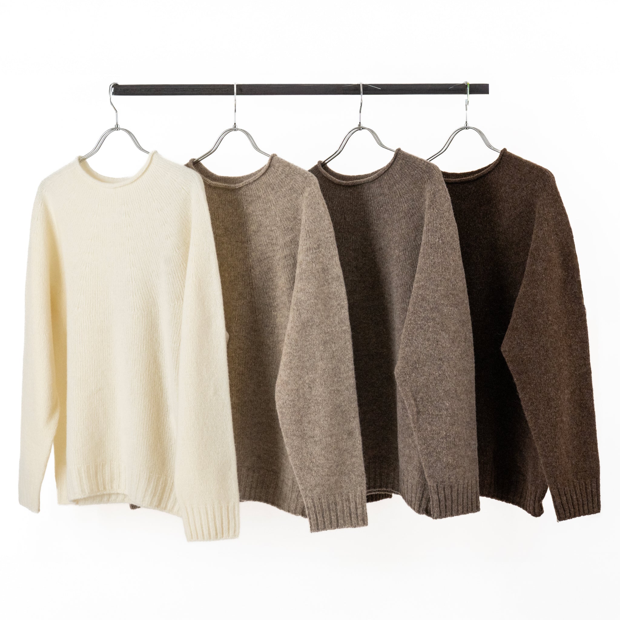 求心編みプルオーバー