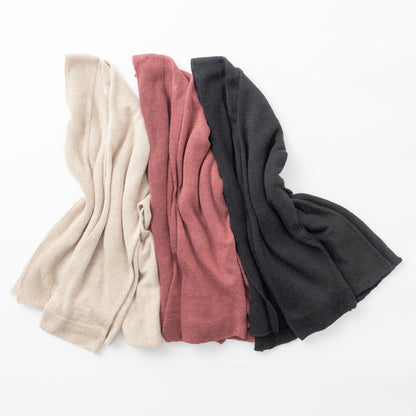 SO [　　]｜横編みリネンカーディガン｜日本製 麻100% ポンチョ風 レディース