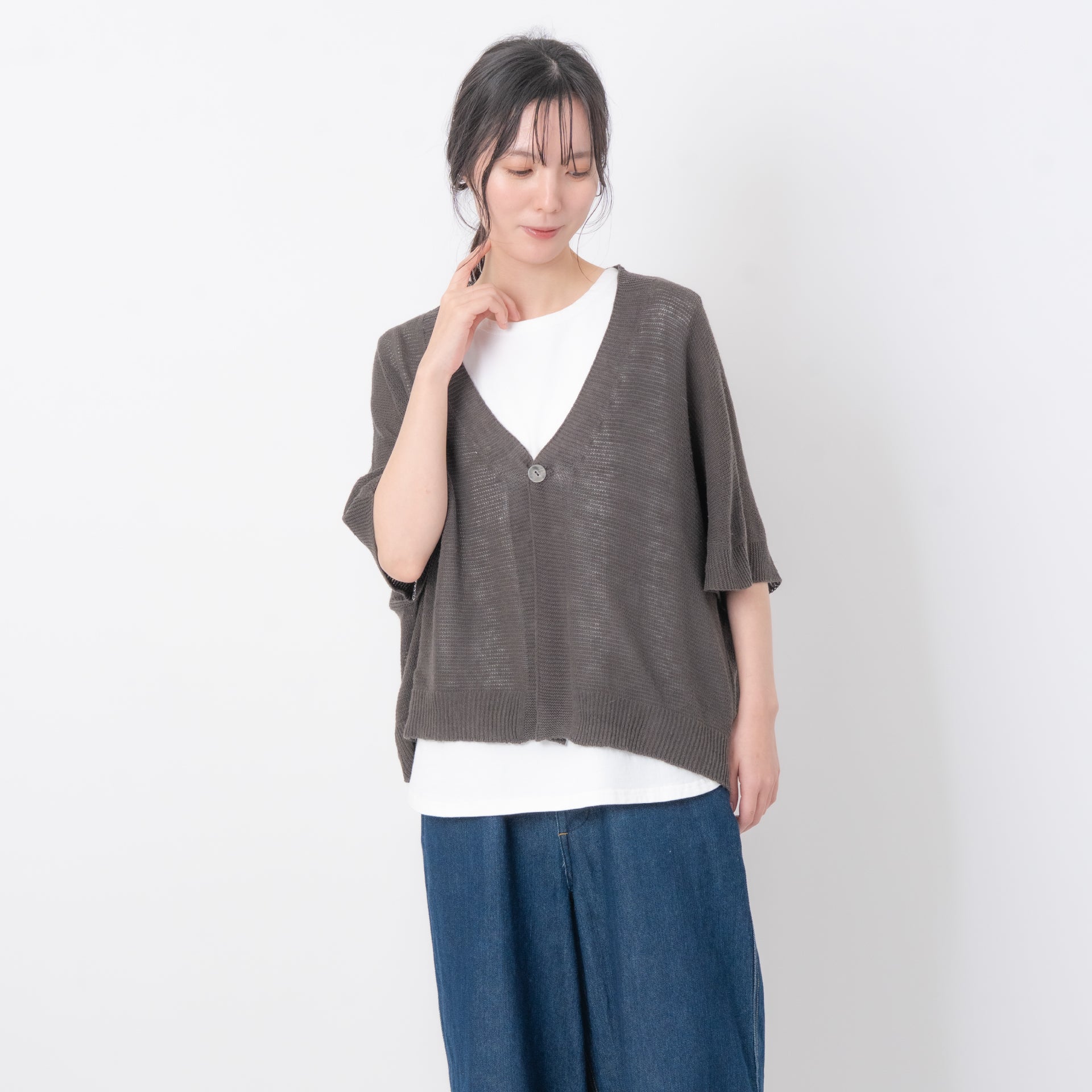 SO [　　]｜ヘンプコットン ワイドカーディガン｜日本製 サステナブル レディース